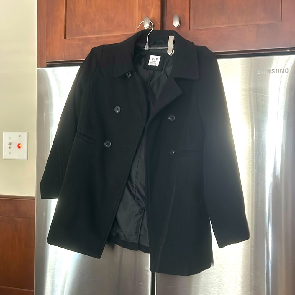 Size medium black gap girls peacoat
